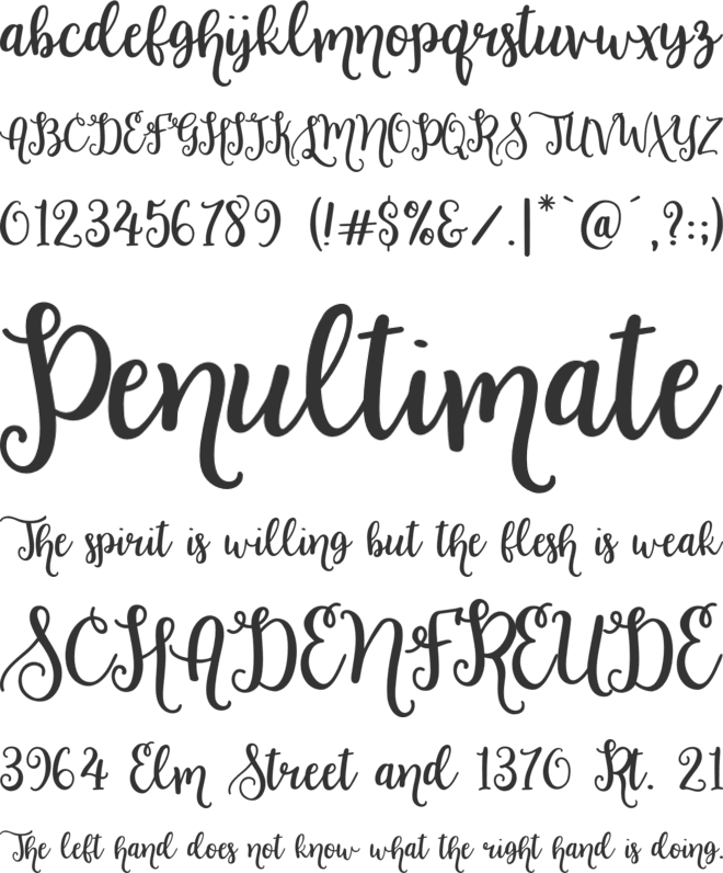 Lemon Squeezy - AND font preview