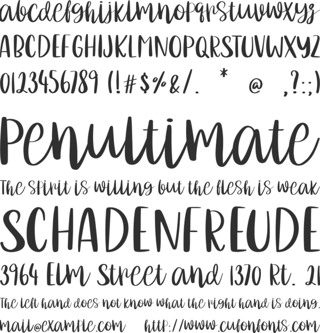 Mommy I Love You font preview