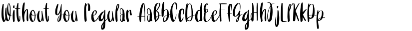 Without You font download