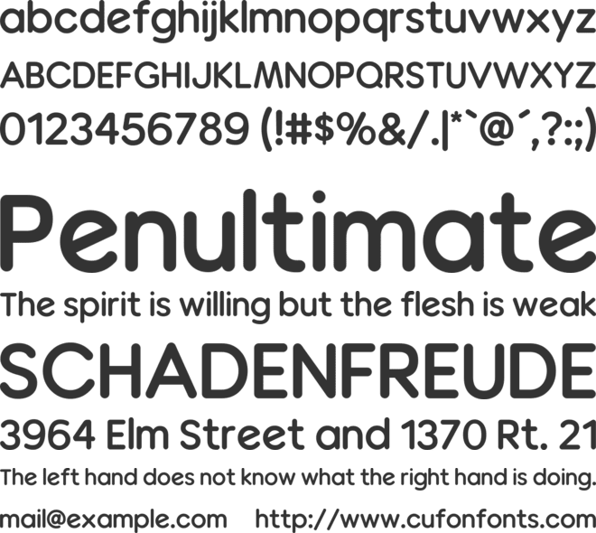 Dunkin Lyons font preview