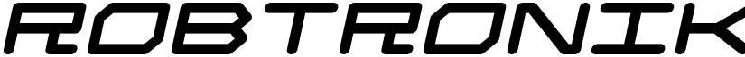 Robtronika Italic font