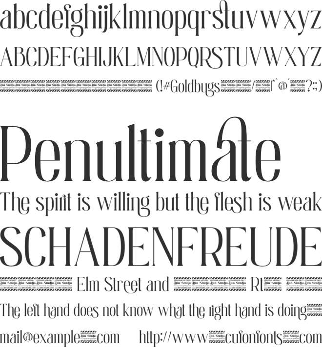 Goldbugs personal use font preview