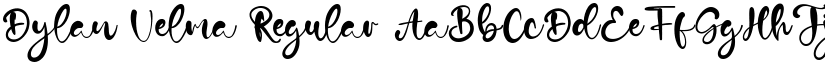 Dylan Velma Regular font