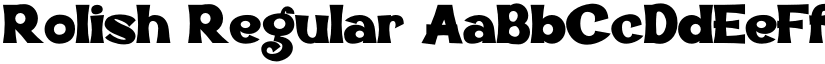 Rolish Regular font