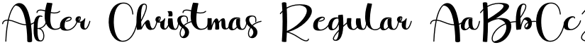 After Christmas Regular font