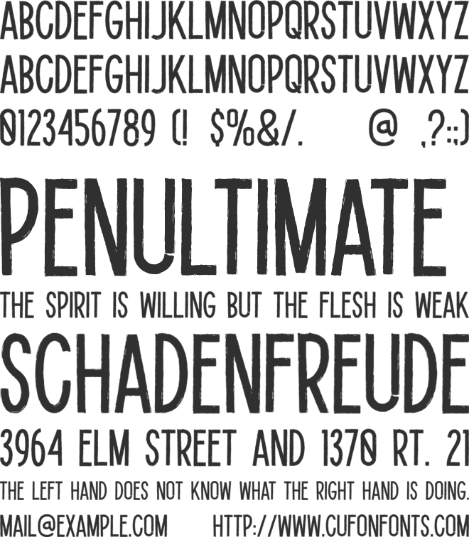 Potato Lite font preview