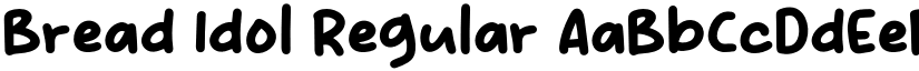 Bread Idol Regular font
