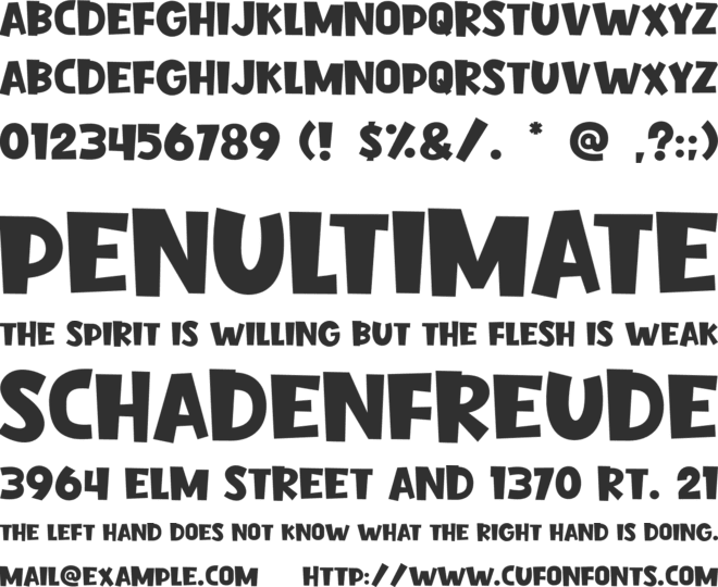 Burger Extra font preview