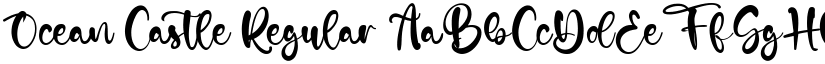 Ocean Castle Regular font