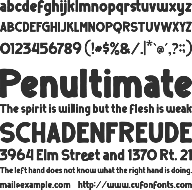 VOXIS font preview