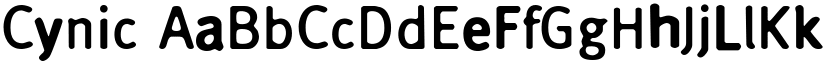 Cynic font