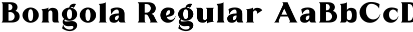 Bongola Regular font
