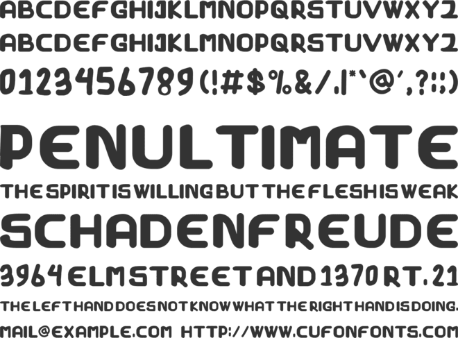 CUTE COUPLE font preview