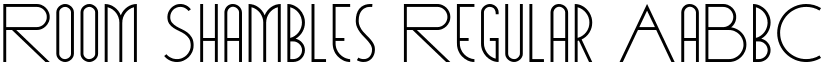 Room Shambles Regular font