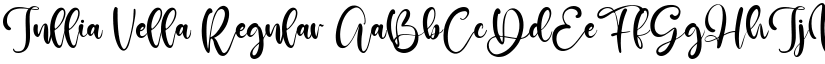 Jullia Vella Regular font