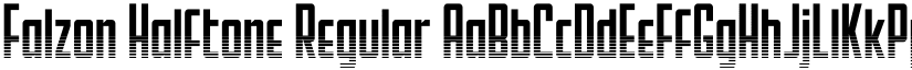 Falzon Halftone Regular font