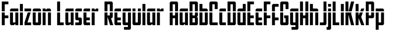 Falzon Laser Regular font