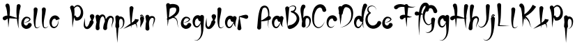 Hello Pumpkin Regular font