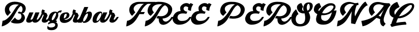 Burgerbar font download