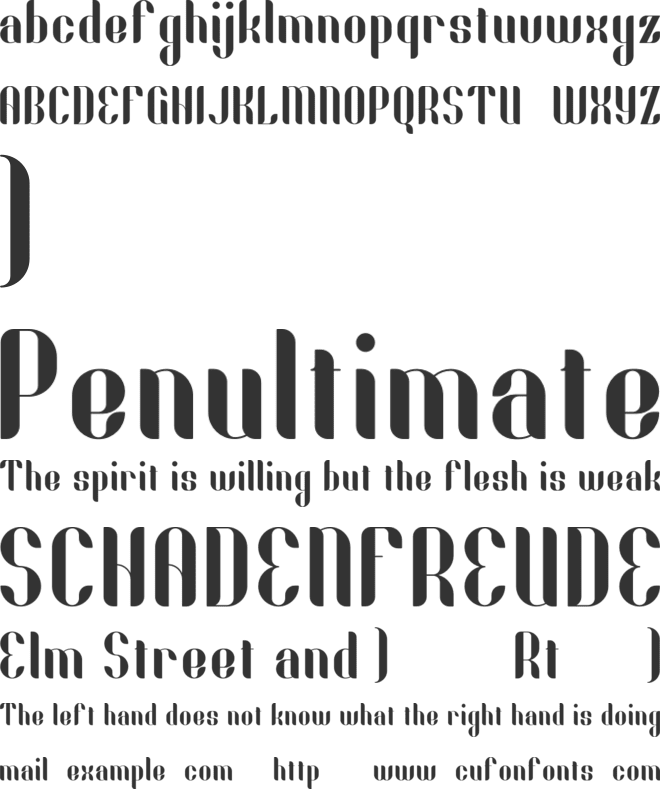 Fika VP font preview