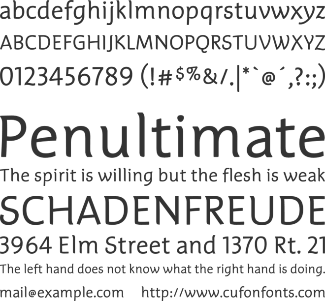 Edifice font preview