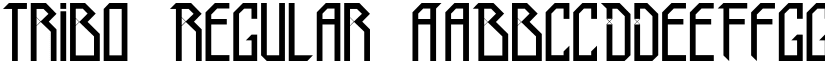 Tribo Regular font