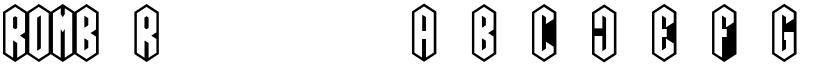 ROMB Regular font