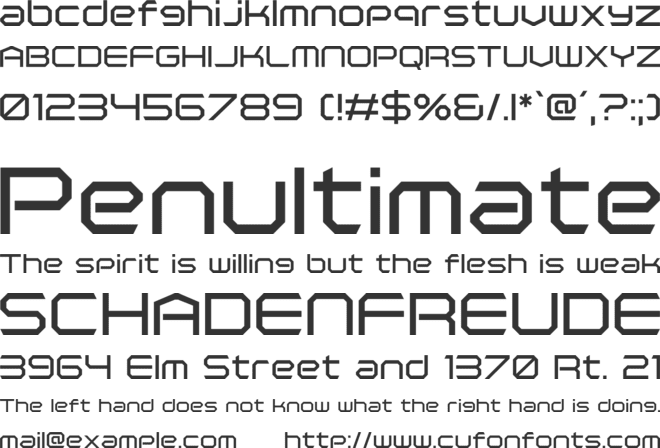 Polentical Neon font preview
