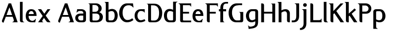Alex font
