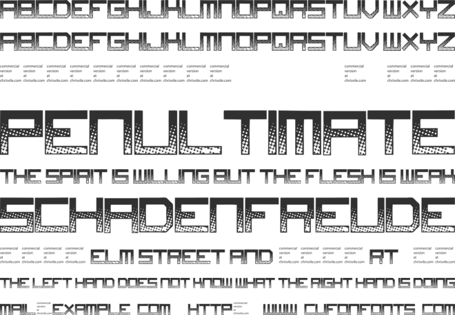Digital Disorder font preview