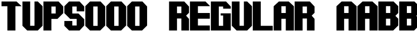tups000 font download