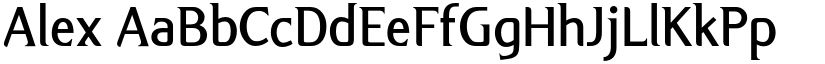 Alex font