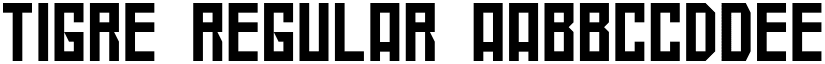 Tigre font download