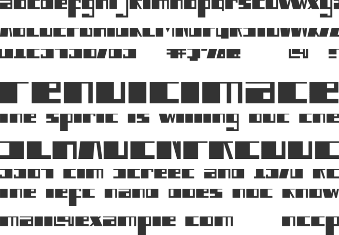 Selembe DEMO font preview