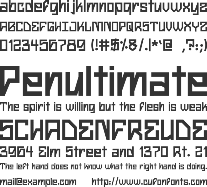 Blocker-2 font preview