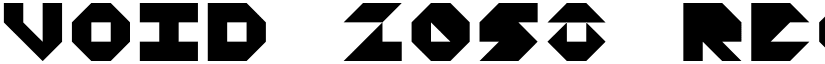 Void 2058 Regular font