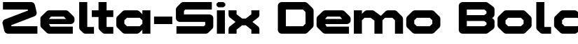 Zelta-Six Demo Bold font