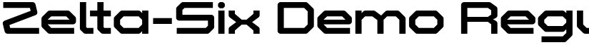 Zelta-Six Demo font download
