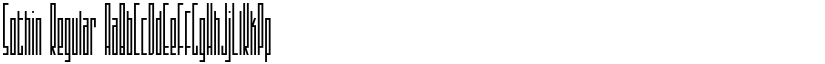 Sothin Regular font