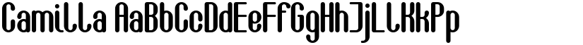 Camilla font