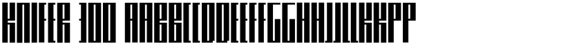 Knifer 300 font