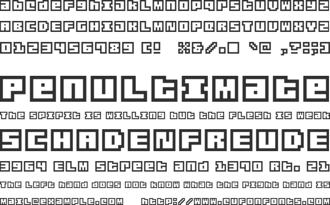 Origami Mommy font preview