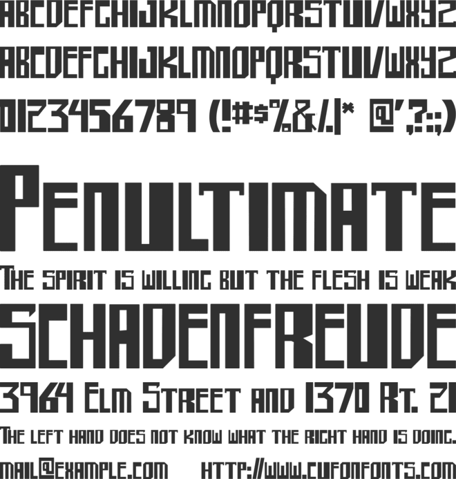 shellhead 2 font preview