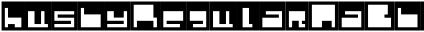 husby Regular font