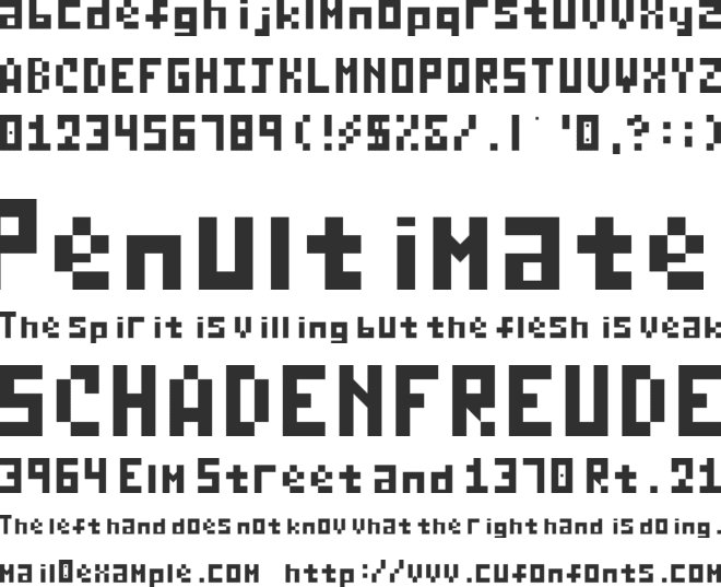 Ray Vasaurus font preview