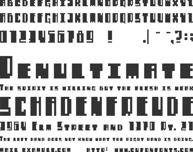 Alachua font preview