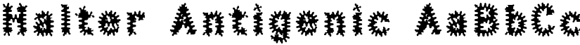 Halter Antigenic font