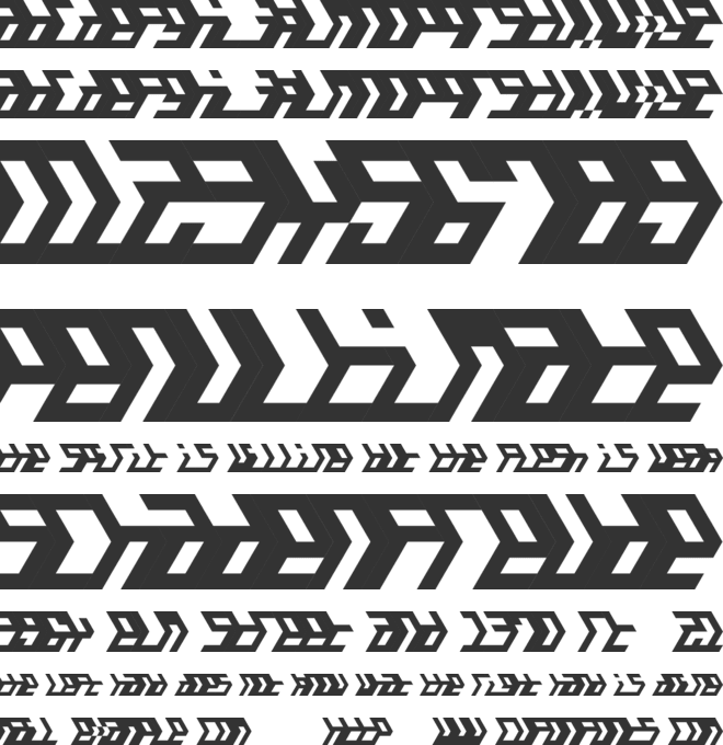 JI Amalgam font preview