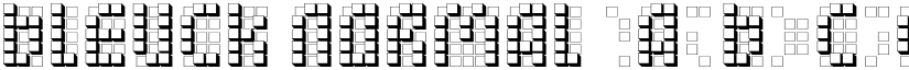 bleuck normal font