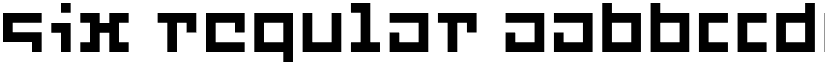 Six font download
